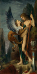 Œdipus och Sfinxen - Gustave Moreau — vy av konstverket