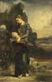 Orfeus - Gustave Moreau — vy av konstverket