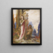 Poet och satyres - Gustave Moreau — inramlat konstverk på väggen