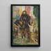 Rétre och fångar - Gustave Moreau — inramlat konstverk på väggen