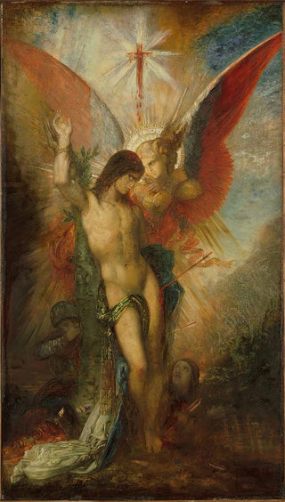 Gustave Moreau - Saint Sebastian And The Angel.webp