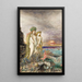 Les Sirènes - Gustave Moreau — inramlat konstverk på väggen