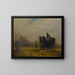 Le coche - Gustave Moreau — inramlat konstverk på väggen