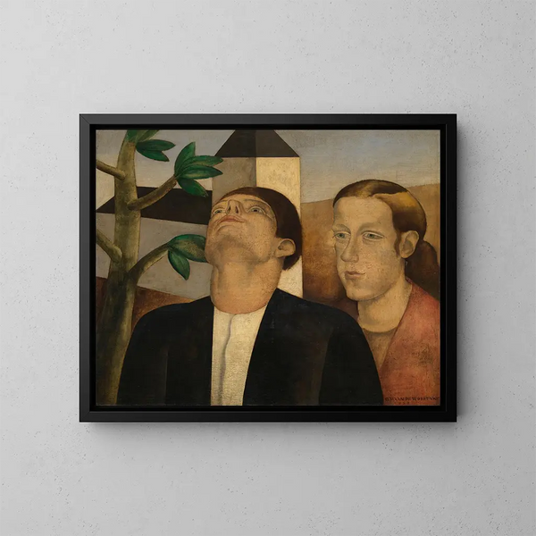 Azur - Gustave Van de Woestijne — inramlat konstverk på väggen