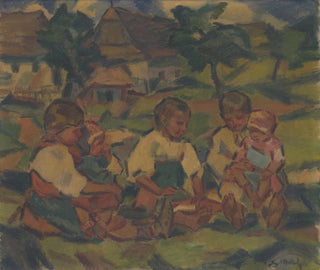 Barn i solen - Gustav Mahler — vy av konstverket