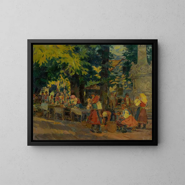 Fête à Marianka - Gustav Mahler — inramlat konstverk på väggen