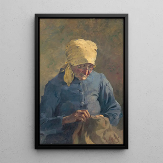 Gustv Mall - Old Woman Sewing.webp