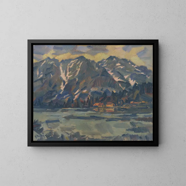 Popradské Pleso-sjön - Gustav Mahler — inramlat konstverk på väggen