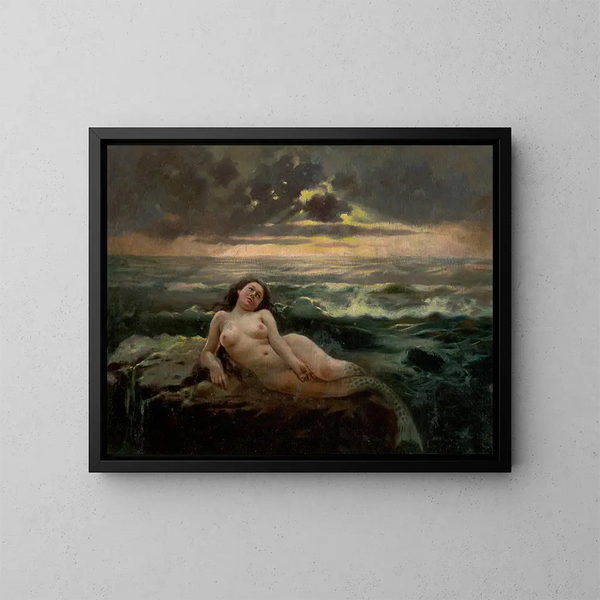 Vågorna av havet - Gustav Mahler — inramlat konstverk på väggen