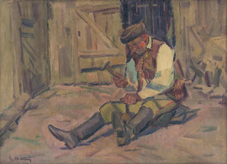 Gustv Mall - Study for the Painting Farrier.webp
