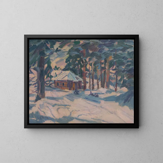 Humeur d'hiver - Gustav Mahler — inramlat konstverk på väggen