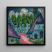 Gut Staberhof III - Ernst Ludwig Kirchner — inramlat konstverk på väggen