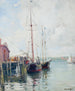 Quais d'East Gloucester - Guy Carleton Wiggins — vy av konstverket