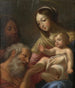 La Sainte Famille avec saint Jérôme - Guy François — vy av konstverket