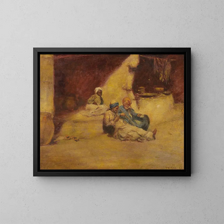Gyula Tornai - Oriental Street Scene.webp