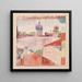 Hammamet med dess moské - Paul Klee — inramlat konstverk på väggen