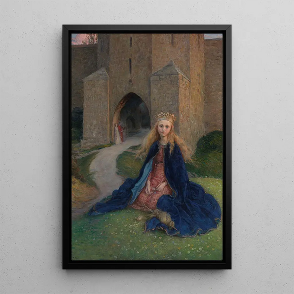 La Princesse - Hanna Hirsch-Pauli — inramlat konstverk på väggen