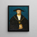 Porträtt av Blasius von Holzhausen 1481–1525 - Hans Abel II — inramlat konstverk på väggen