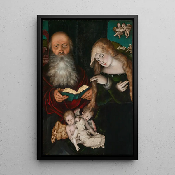 Nativitet - Hans Baldung — inramlat konstverk på väggen