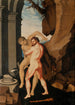 Hercule och Antée - Hans Baldung — vy av konstverket