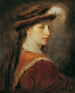 Dame au chapeau de plumes - Hans Canon — vy av konstverket