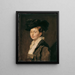 Portrait d'une dame - Hans Canon — inramlat konstverk på väggen