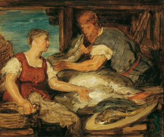 La poissonnière - Hans Canon — vy av konstverket