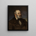 konstnären Johann Wilhelm Schirmer - Hans Canon — inramlat konstverk på väggen