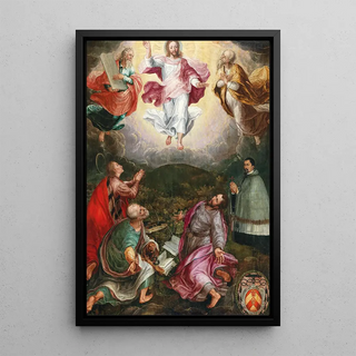 Hans Caspar Memberger - The Transfiguration of Christ on Mount Tabor with the Prophets Elijah and Moses with Saints John Peter and James and the donor Jacob Rassler.webp