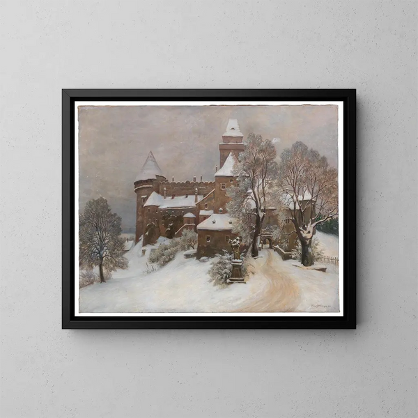 Château de Heidenreichstein - Hans Götzinger — inramlat konstverk på väggen