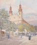 Procession de la Fête-Dieu à Maria Lanzendorf - Hans Götzinger — vy av konstverket