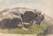 Falaise - Hans Gude — vy av konstverket