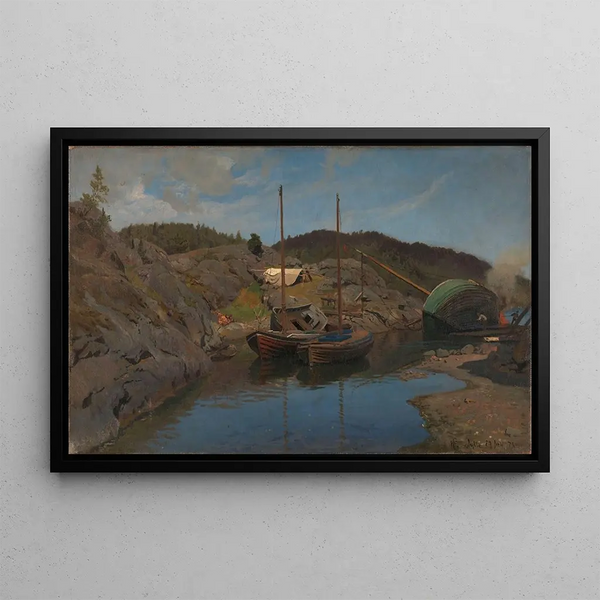 Hans Gude - Pilot boats.webp