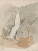 Sivlefoss Stalheim - Hans Gude — vy av konstverket