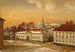 L'École d'équitation au château d'Akershus - Hans Gude — vy av konstverket