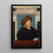 porträtt av Philipp Adler - Hans Holbein den äldre — inramlat konstverk på väggen