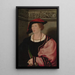 Benedikt von Hertenstein född omkring 1495 död 1522 - Hans Holbein den yngre — inramlat konstverk på väggen
