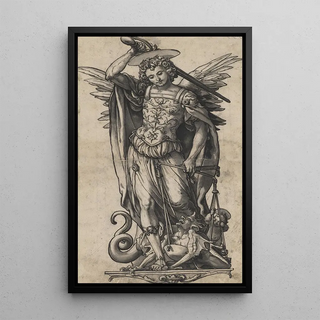 Hans Holbein The Younger - Der Erzengel Michael als Seelenwger.webp