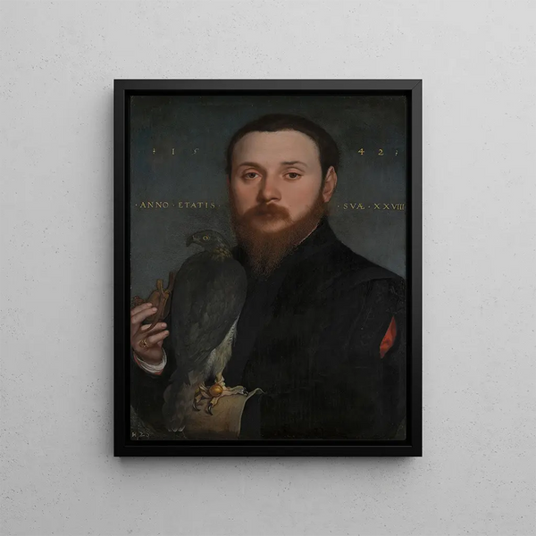 Hans Holbein The Younger - Portrait of a Nobleman with a Hawk.webp