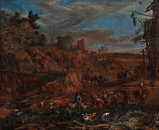 Landskap i höst - Hans Johann Baptist Graf — vy av konstverket