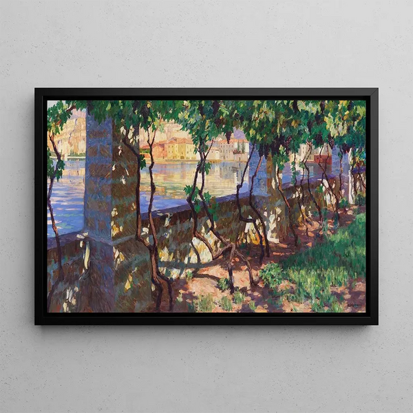 Hans Lietzmann - Pergola des Caf Paradiso in Torbole.webp