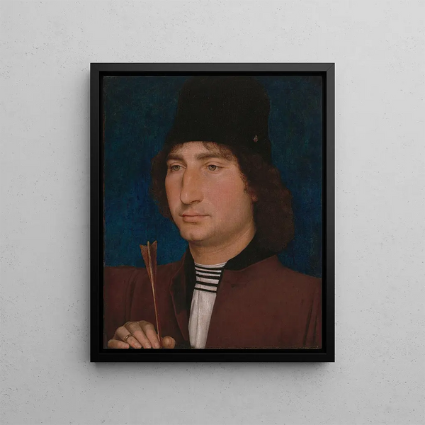 Hans Memling - Portrait of a Man with an Arrow.webp