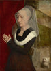 Porträtt av en kvinna i bön - Hans Memling — vy av konstverket