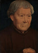porträtt av en gammal man - Hans Memling — vy av konstverket