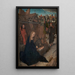 L'Adoration des Mages - Hans Memling — inramlat konstverk på väggen