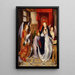 L'Annonciation - Hans Memling — inramlat konstverk på väggen