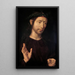 L'Homme de douleurs - Hans Memling — inramlat konstverk på väggen