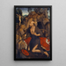 La Pénitence de Saint Jérôme - Hans Memling — inramlat konstverk på väggen