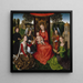 Vierge et Enfant avec Sainte Catherine d'Alexandrie et Sainte Barbara - Hans Memling — inramlat konstverk på väggen