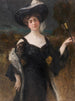 Portrait d'une dame - Hans Temple — vy av konstverket